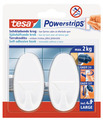 tesa® Powerstrips Kroge Oval Large 2 kg - 2 stk.